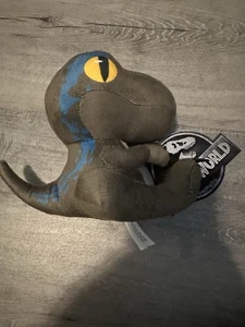 Velociraptor Dinosaurier Plüschtier Stofftier Spielzeug grau blau Streifen klein süß - Bild 1 von 2