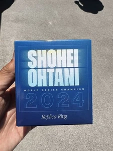 Shohei Ohtani 2024 Dodgers World Series Champion Replica Ring SGA 8/6/25 - Picture 1 of 3