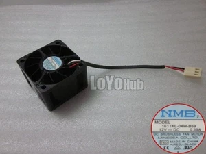 NMB 1611KL-04W-B59 T60 Ventola quadrata server DC 12V 0,39A 40x40x28 mm 3 fili 3 pin - Foto 1 di 3