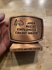John Deere Piggy Bank Vintage Banthrico Employee Credit Farm Collector 1982 GIFT