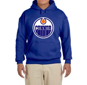 Edmonton Oilers Connor McDavid Logo Hooded sweatshirt - Picture 1 of 3