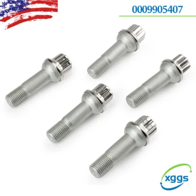 Kit de tuercas de pernos de rueda 5XWheel para Mercedes Benz W220 W204 W164 W251 0009905407 Foto 1 de 4