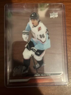 2023-24 UPPER DECK EXTENDED SERIES #680 JACK HUGHES CLEAR CUT SP - Image 1 of 2