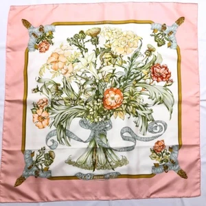 Hermes REGINA Carre 90 Silk 100% Scarf Pink Tags No Box Unused. - Picture 1 of 13