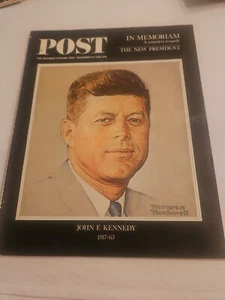 Vintage 1963 December 14 Saturday Evening Post Magazine Memoriam-John F. Kennedy - Picture 1 of 3