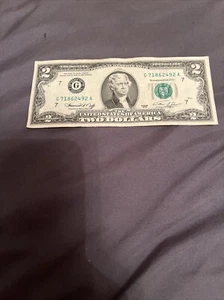 1976 $2 Two Dollar Bill Series A Rare - Picture 1 of 6
