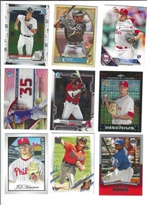 Inventory Blow Out- 18 MLB Rookies: Ulrich Bojarski, Ke'Bryan Hayes, Aaron Nola, - Picture 1 of 2