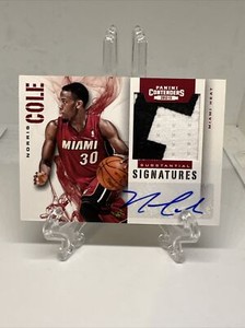 2012-13 Contenders “Substantial Signatures” Prime Norris Cole RPA 02/10 RC Auto