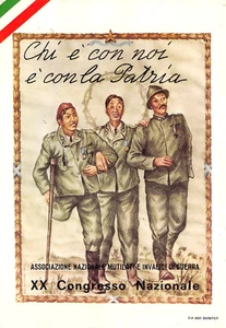 19-11B) ASSOCIAZIONE NAZIONALE MUTILATI INVALDI GUERRA XX CONGRESSO TAORMINA - Bild 1 von 2