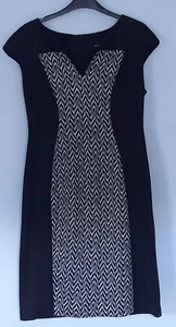 Connected Black And White Dress Size 10 - Picture 1 of 5