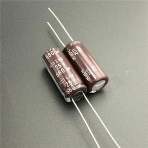 10pcs 560uF 25V NCC Nippon LXV 10x25mm 25V560uF Low impedance Capacitor - Picture 1 of 2