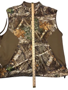 🔥Chaleco Hombre Realtree EdgevCamo Poliéster Pesado Cremallera Completa Marrón Verde 4X - Imagen 1 de 5
