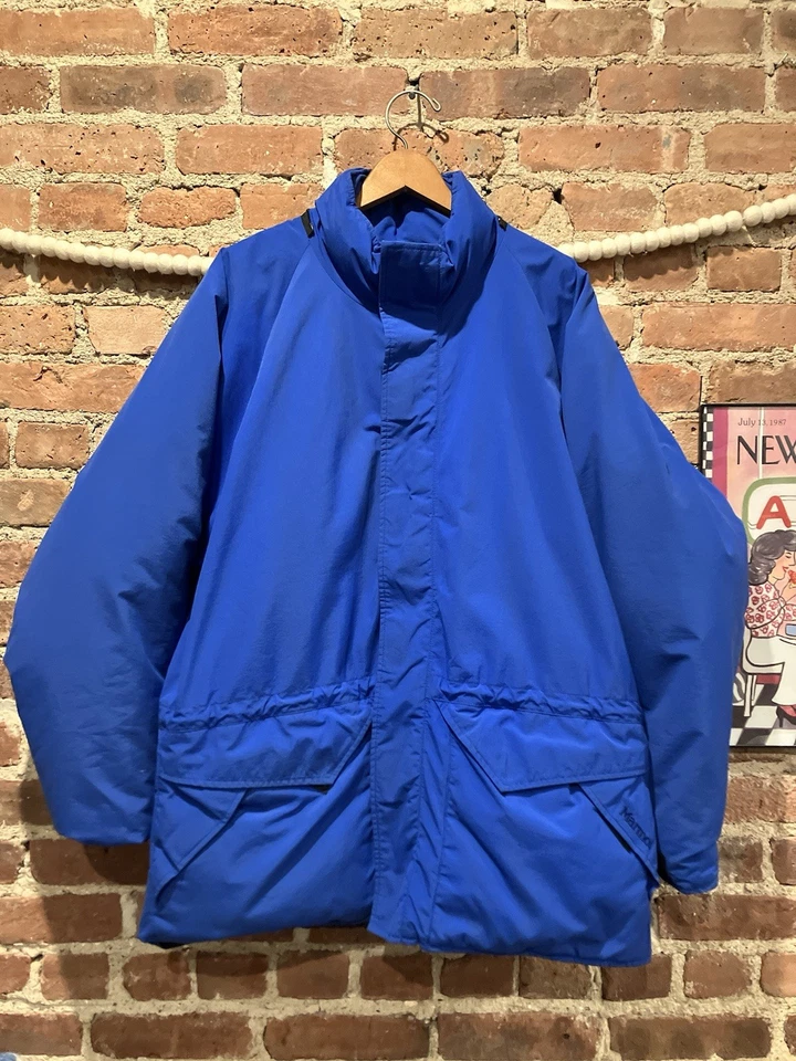 Vintage Marmot Mammoth Gortex Biggie Jacket Medium 90s Cobalt Blue Men’s  - Image 1 of 4