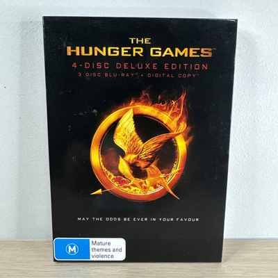 The Hunger Games  4 Disc Deluxe Edition 2012 Blu-Ray Region B - Image 1 of 4