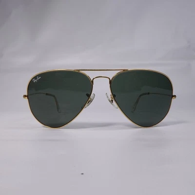 Gafas de sol vintage B&L Ray Ban aviador marco de metal dorado hechas en EE. UU. 58-14 Foto 1 de 4