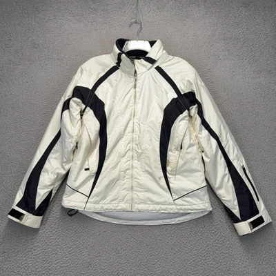 Obermeyer Ridgeline Ski Jacket Women Medium White Black Weatherproof Winter Snow - Image 1 of 4