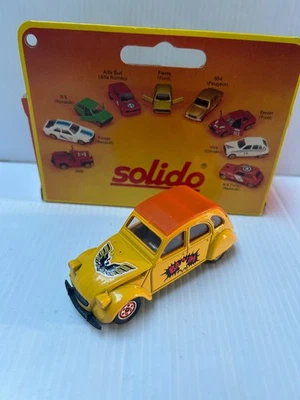 SOLIDO (Norev) N°1301 Citroën 2 CV "BAOUM" avec boite d'origine 1/43 Voiture - Photo 1/4