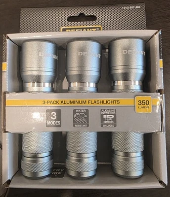 PACK DE 3 LINTERNAS DE ALUMINIO Foto 1 de 4