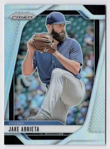 2025 Panini Prizm Jake Arrieta #181 Silver Prizm CHICAGO CUBS - Picture 1 of 2