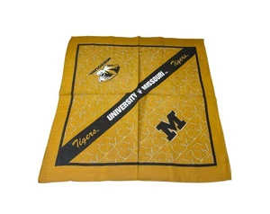 Una sola máscara facial pañuelo bufanda envolvente para la cabeza de los tigres de la Universidad de Missouri NUEVO - Imagen 1 de 6