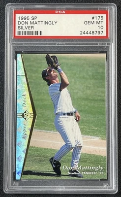 Don Mattingly PSA 10 1995 SP #175 Yankees 8797 Foto 1 de 2