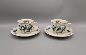2x Villeroy & Boch, Phoenix blau, Espressotasse + Untertasse, Mokkatasse, V&B - Bild 1 von 8