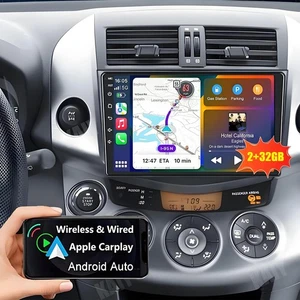 For Toyota RAV4 2007-2012 Car Stereo Radio GPS Navigation 9" Android Carplay BT - Picture 1 of 15
