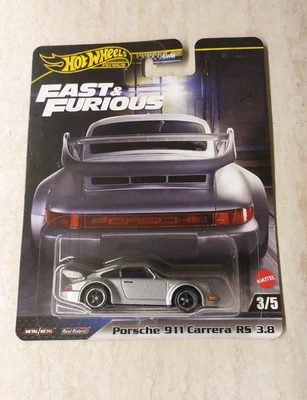Hot Wheels Mattel Premium Fast And Furious Porsche 911 Carrera RS 3.8 3/5 - Immagine 1 di 3