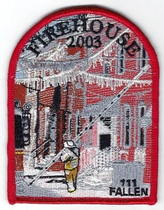 Firehouse Magazine 2003 - Dedication / Memorial Patch "111 Fallen" - Picture 1 of 1
