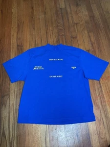 Kanye West Yeezy Season Ye Sunday Service Jesus is King Vinyl Tour Merch Tee XL - Picture 1 of 5