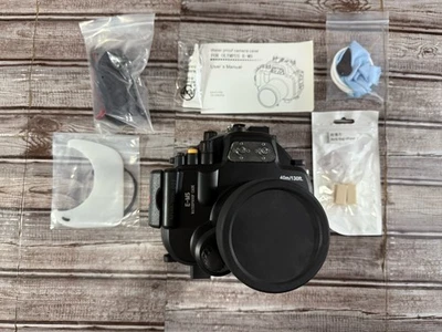 Olympus OMD EM5 & 12-50mm Lens 40M Waterproof Underwater Camera Housing Case - Image 1 of 3