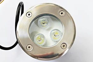 LED Bodeneinbaustrahler Einbauspot Bodenleuchte Bodenstrahler Aussenleuchte kalt - Picture 1 of 5