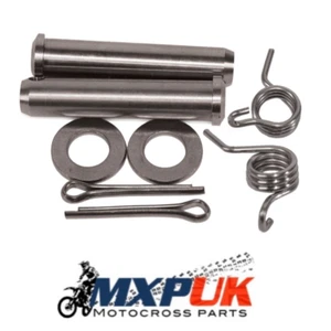 KX450F 2007 FOOTPEG SPRINGS & PINS MXPUK 2007 KX 450F PINS SPRING WASHERS (916) - Picture 1 of 1