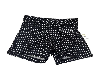 Tommy Hilfiger 女式 14/37 英寸腰围 - 蓝色白色格子短裤 100% 棉 — 第 1/4 张图片