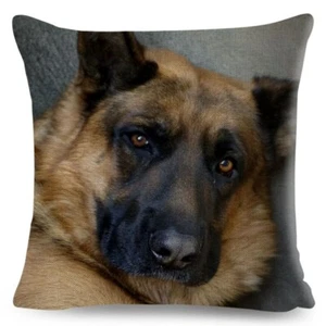 Taie d'oreiller housse de  coussin  berger allemand  45x45 cm  - Imagen 1 de 3