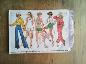 5518 Sportswear Racer Back Vest Size 12 Used Vintage Simplicity Sewing Pattern - Picture 1 of 2