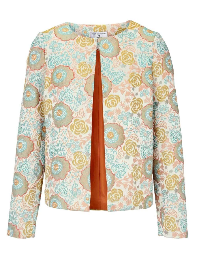 Rick Cardona Damen Designer-Jacquardkostüm, bunt - Bild 1 von 1