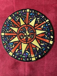 Smiling Sun Patch - 4 Inch Diameter - Picture 1 of 1