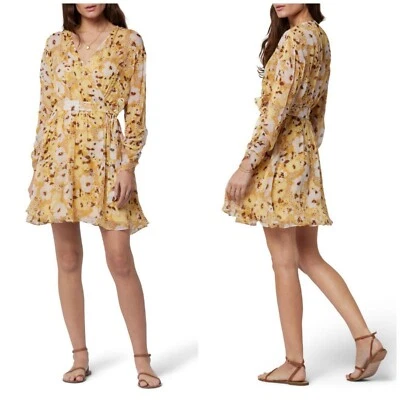 Minivestido floral de seda manga larga Joie Clara para mujer talla XS nuevo $378 Foto 1 de 4