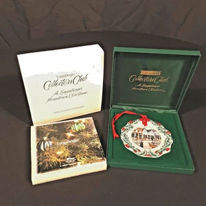 1998 Longaberger Home Christmas Collectors Club Ornament Shopping on Main St - Bild 1 von 12