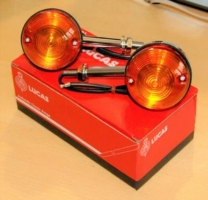 Intermitente corto 99-1190K LUCAS 60-4104 60-7102 56147 56559 Triumph BSA - Imagen 1 de 7