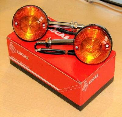 Intermitente corto 99-1190K LUCAS 60-4104 60-7102 56147 56559 Triumph BSA - Imagen 1 de 4