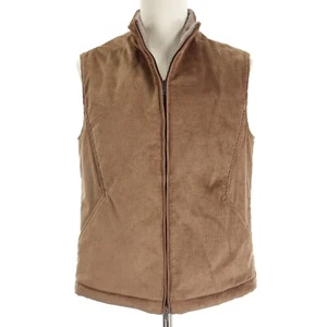 Luciano Barbera NWT Corduroy Vest Size 50 (US M) Light Brown Cotton/Cashmere - Picture 1 of 9