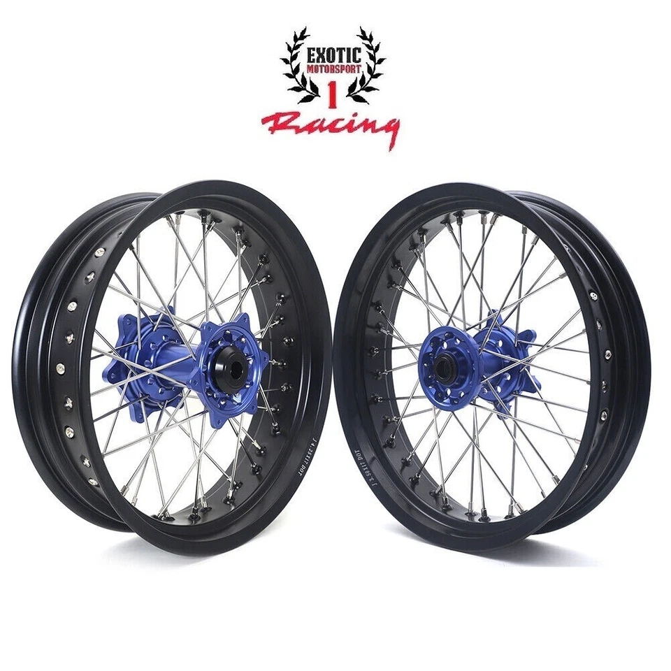 Yamaha YZ125 YZ250 1999-2022 YZ125X 2020-24 YZ250X 2017-2022  Supermoto Wheels - Image 1 of 4