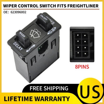 0623096002 Wiper 控制开关适用于 Freightliner Columbia & Coronado 2000 - 2017 — 第 1/4 张图片