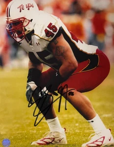 Shawne Merriman signed Maryland Terrapins 8X10 Photo #45- AWM Hologram - Picture 1 of 1