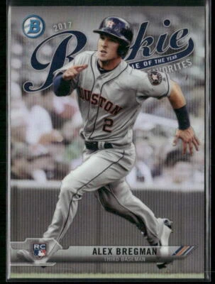 2017 Bowman: Rookie of the Year Favorites #ROYF-3 Alex Bregman - Image 1 of 2