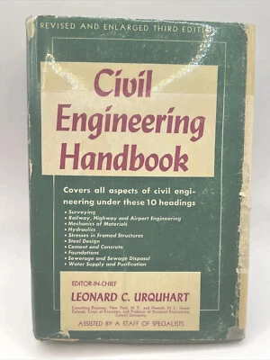 Standard Handbook for Civil Engineers ed. by Frederick Merritt 1968 HC Vintage - Image 1 of 4