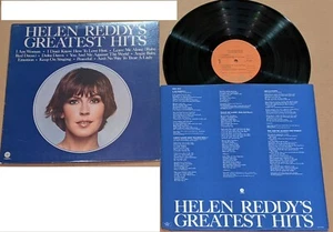 Helen Reddy: "Greatest Hits" - her '75 Compilation LP - EX LP and Cover! - Picture 1 of 2