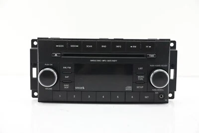 🚘✅ 2007 - 2017 JEEP DODGE CHRYSLER радио Sirius Aux MP3 DVD RND AM/FM OEM КОД - Изображение 1 из 4